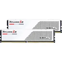 Модуль пам'яті G.Skill DDR5 96GB (2x48) Ripjaws S5 5200Mhz White XMP (F5-5200J4040A48GX2-RS5W)