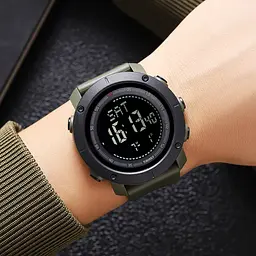 Чоловічий наручний годинник 2095AG Army Green Skmei acs0030296 - мініатюра 4