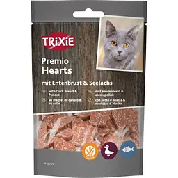 Ласощі для кішок Trixie PREMIO Hearts качка та риба 50 г - мініатюра 2