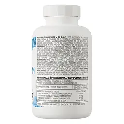 Вітаміни та мінерали OstroVit Triple Magnesium + B6 P-5-P 90 капсул - мініатюра 3