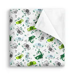 Пелюшка багаторазова Cosas непромокаюча Chameleon 100x120 см, зелена - мініатюра 2