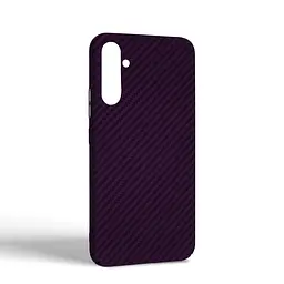 Карбоновый чехол для Samsung Galaxy A34 5G (A346), LikeCarbon, фиолетовый, панель, защитный чехол-накладка, ультратонкий и легкий, противоударный, обеспечивает защиту от ударов, падений и царапин, ArmorStandart (ARM71928) - мініатюра 2