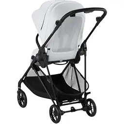 Коляска Cybex Melio Carbon Fog Grey з бампером (525000043) - мініатюра 6