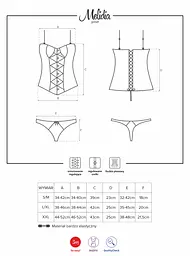 Еротичний корсет Melidia corset для чарівних спокусниць Obsessive MELIDIA_corset 19988 - мініатюра 4