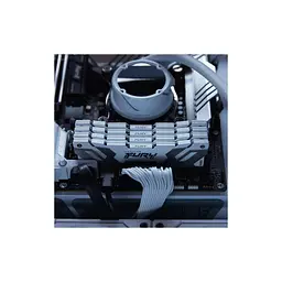 Модуль пам'яті для комп'ютера DDR5 32GB (2x16GB) 8000 MHz Renegade White Kingston Fury (ex.HyperX) (KF580C38RWK2-32) - мініатюра 7