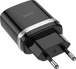 Зарядний пристрій Hoco C12Q Smart QC3.0 3A 18W black - мініатюра 2