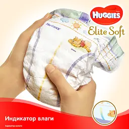 Підгузки Huggies Elite Soft 1 (3-5 кг), 100 шт. - мініатюра 6