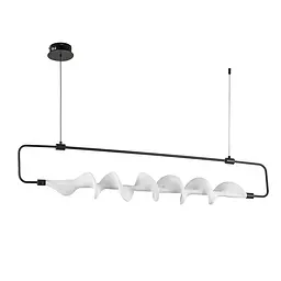 Люстра стельова LED Levistella 7813173 BK, 10W, 3000K, чорний метал, для вітальні