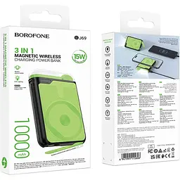 Зовнішній акумулятор Borofone Skillful BJ69 10000mAh 20W Black [000000750561] [130222] - мініатюра 3