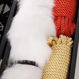 БДСМ-набір LOCKINK All-in-1 BDSM Play Kit, коричневий, ремені, маска, кляпи, анальні пробки, свічки - мініатюра 6