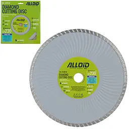 Диск алмазний відрізний Turbo Wave 230 мм Alloid