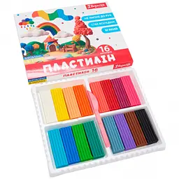 Пластилін 1 Вересня Classic 16 кольорів 320 г (540676) - мініатюра 2