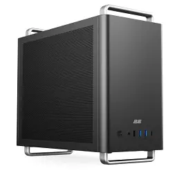 Корпус 2E Credo V300B, Black, без БЖ, Mini Tower, для Micro ATX / Mini ITX, 1xType-C / 2xUSB 3.0 / 1xUSB 2.0, макс. CPU - 160 мм / VGA - 310 мм, 1x90 мм (2E-V300B) - мініатюра 1
