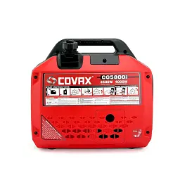 Інверторний бензиновий генератор COVAX CG5800i (3.5/4.0 кВт) з дисплеєм - мініатюра 2