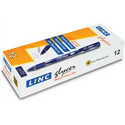 Ручка кулькова Linc Glycer 0.7 мм золото (412223) - мініатюра 3