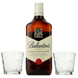 Набір Віскі Ballantine's Finest 40% 0.7 л + 2 келихи (732960) - мініатюра 5