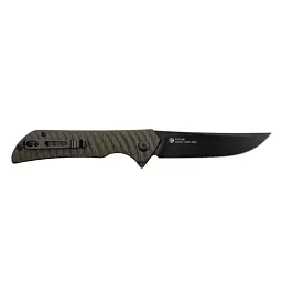 Ніж складаний туристичний Ruike P122-MB, (9.2 см) 14C28N / мікарта коричневий - мініатюра 4
