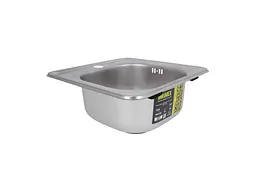 Мийка врізна Brinex 385x380x160мм 1 3838, Satin 0,6мм BRIN3835SAT06 - мініатюра 4