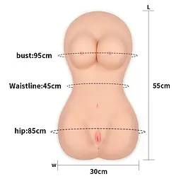 Мастурбатор Feel Me Bare Tits&Pussy Masturbator - мініатюра 5