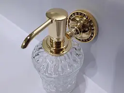 Дозатор для рідкого мила Kugu Swan 414G, Золотий - мініатюра 2