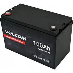 Акумулятор Rebel AGM Volcom 12V 100Ah VRLA - мініатюра 3