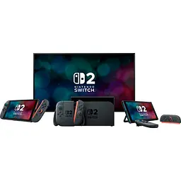 Портативна ігрова консоль Nintendo Switch 2 Black Mario Kart World Bundle (0045496321529) [136133] - мініатюра 2