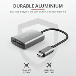Зчитувач флеш-карт Trust Dalyx Fast USB-С Card reader (24136) - мініатюра 9