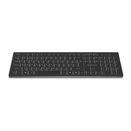 Клавіатура REAL-EL RK-725W Wireless/Bluetooth Black (EL123100061) - мініатюра 6