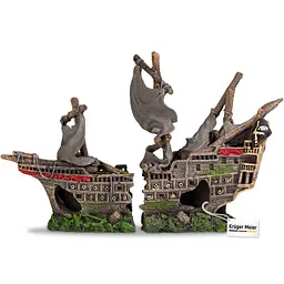 Декорація піратський корабель Kruger Meier Pirate Ship 25x6x16 см (251017) - мініатюра 6