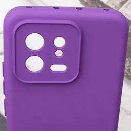 Чохол TPU GETMAN Liquid Silk Full Camera для Xiaomi 13 Pro Фіолетовий / Purple - мініатюра 7