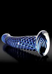 Фалоімітатор Icicles Model 29 19 см синій - мініатюра 3
