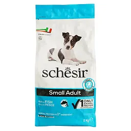 Монопротеїновий сухий корм для собак малих порід Schesir Dog Small Adult Fish з рибою 2 кг - мініатюра 2