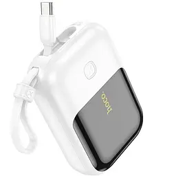 Павербанк Hoco Q20 Fountain 22.5W+PD22W 10000 mAh White - мініатюра 2
