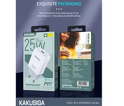 Зарядний пристрій для смартфона KAKUSIGA KSC812 PD 25W QC3.0 із швидким заряджанням - мініатюра 4