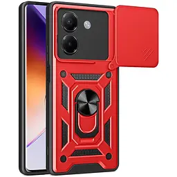 Чохол Ummi Camshield Serge Ring для Xiaomi Poco M7 Pro 5G Червоний/Red