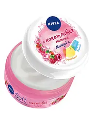 Зволожуючий крем Nivea Soft Я кокетлива малинка, 100 мл - мініатюра 2