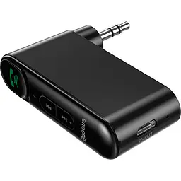 Bluetooth аудіо адаптер Baseus BSBA-02 AUX Wireless Audio Receiver Black (WXQY010001) [98163] - мініатюра 2