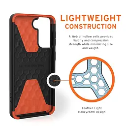 Оригінальний протиударний чохол UAG Civilian для Samsung Galaxy S21 Plus Black (21282D114040) - мініатюра 8