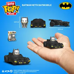Набір фігурок Funko Bitty Pop! DC Batman with batmobile (83621) - мініатюра 4