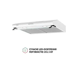 Витяжка Perfelli PL 6042 W LED - мініатюра 3