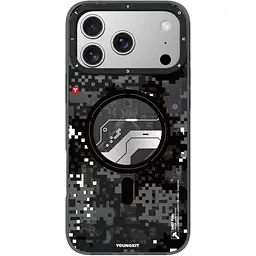 Чохол YoungKit Camouflage with Magnetic Ring для Apple iPhone 17 Pro Max Shadow Camo [168239]