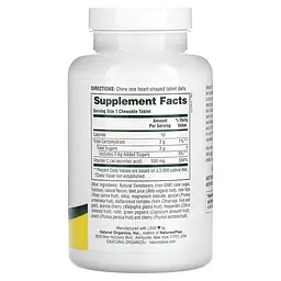 Вітамін C Nature's Plus Vitamin C Lovites 500 мг 90 жувальних таблеток - мініатюра 2