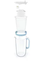 Фільтр-глечик Brita ONE LED MXpro скляний синій (1061076) - мініатюра 2