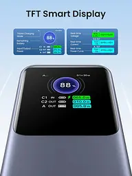 УМБ Ugreen 25000mAh 200W 1xUSB+ 2xUSB Type-C, PD3.0+QC4.0 (PB722) - мініатюра 4