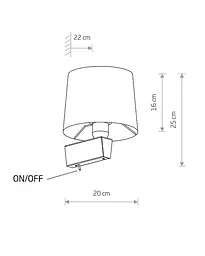 Бра Nowodvorski 8211 Chillin Е27 1x40W IP20 Satin - мініатюра 3