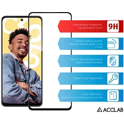 Скло захисне ACCLAB Full Glue Realme C55 Black (1283126579714) - мініатюра 3