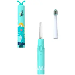 Електрична дитяча зубна щітка Vega Kids VK-500B звукова бірюзова - мініатюра 2