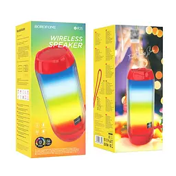 Портативна bluetooth колонка Borofone BR25 з підсвічуванням LED - мініатюра 3
