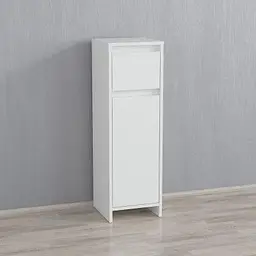 Пенал із шухлядою та дверцятами Forte Wilmer 2 950x300x300 Білий