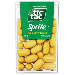 Драже Tic Tac Sprite зі смаком лимона та лайма, 18 г